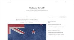 Desktop Screenshot of guillaume-perret.fr